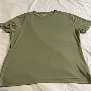 Mizzen+Main Men's Olive Green Short Sleeve Tee